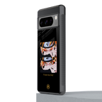 naruto motivation anime back phone cover | glass case for google pixel 8 pro