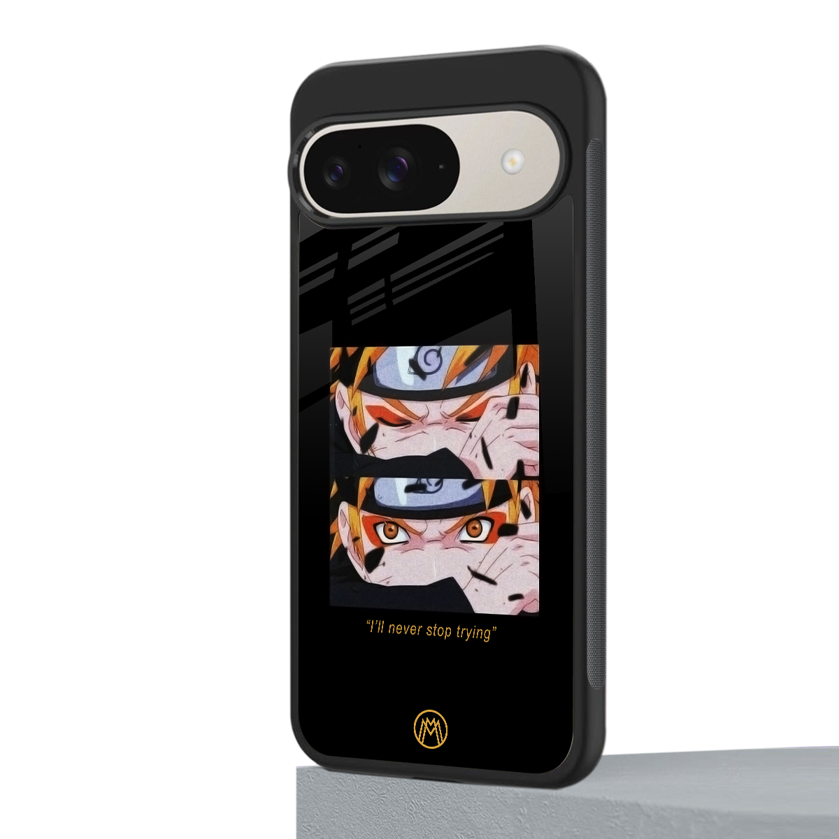 naruto motivation anime back phone cover | glass case for google pixel 9