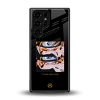 naruto motivation anime back phone cover | glass case for samsung galaxy s25 ultra