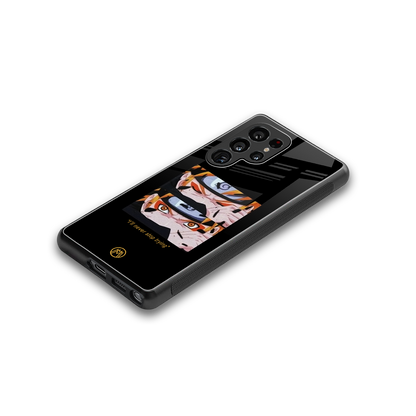 naruto motivation anime back phone cover | glass case for samsung galaxy s25 ultra