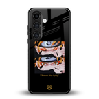 naruto motivation anime back phone cover | glass case for samsung galaxy s25 plus