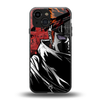 naruto vermilion back phone cover | glass case for iphone 13 mini