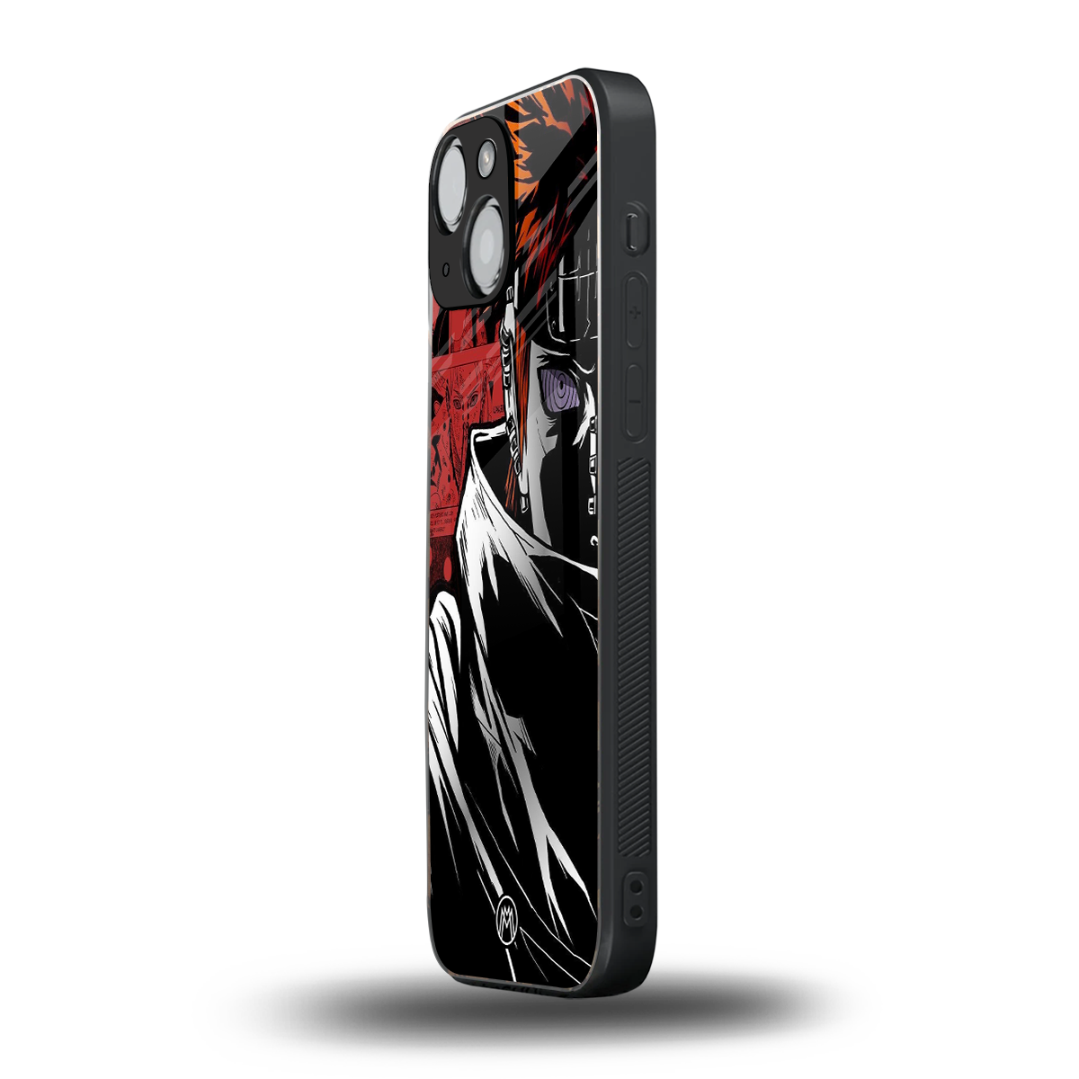 naruto vermilion back phone cover | glass case for iphone 13 mini