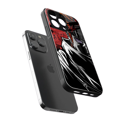 naruto vermilion back phone cover | glass case for iphone 13 pro max