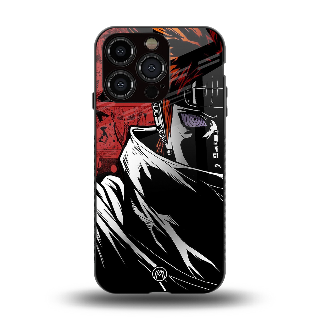 naruto vermilion back phone cover | glass case for iphone 13 pro