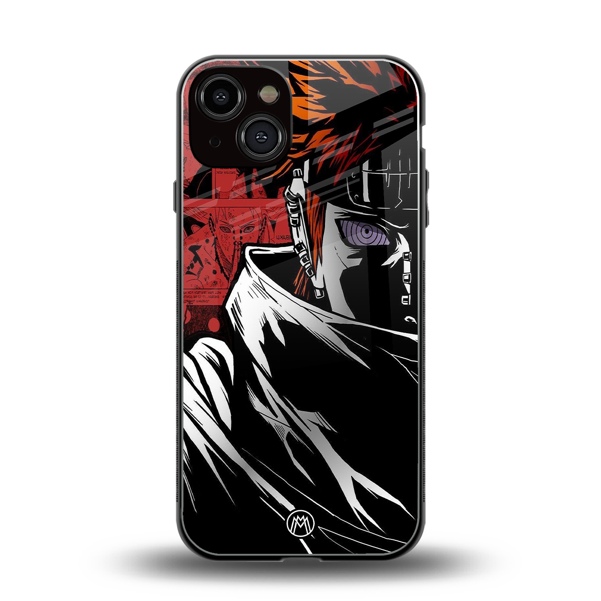 naruto vermilion back phone cover | glass case for iphone 13