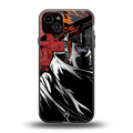 naruto vermilion back phone cover | glass case for iphone 14 plus
