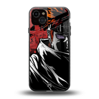 naruto vermilion back phone cover | glass case for iphone 14 plus