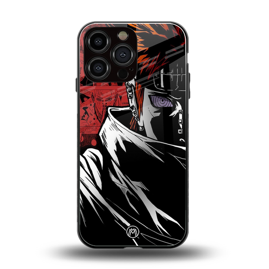 naruto vermilion back phone cover | glass case for iphone 14 pro max