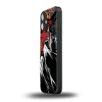 naruto vermilion back phone cover | glass case for iphone 16 plus
