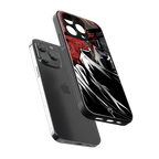 naruto vermilion back phone cover | glass case for iphone 16 pro max