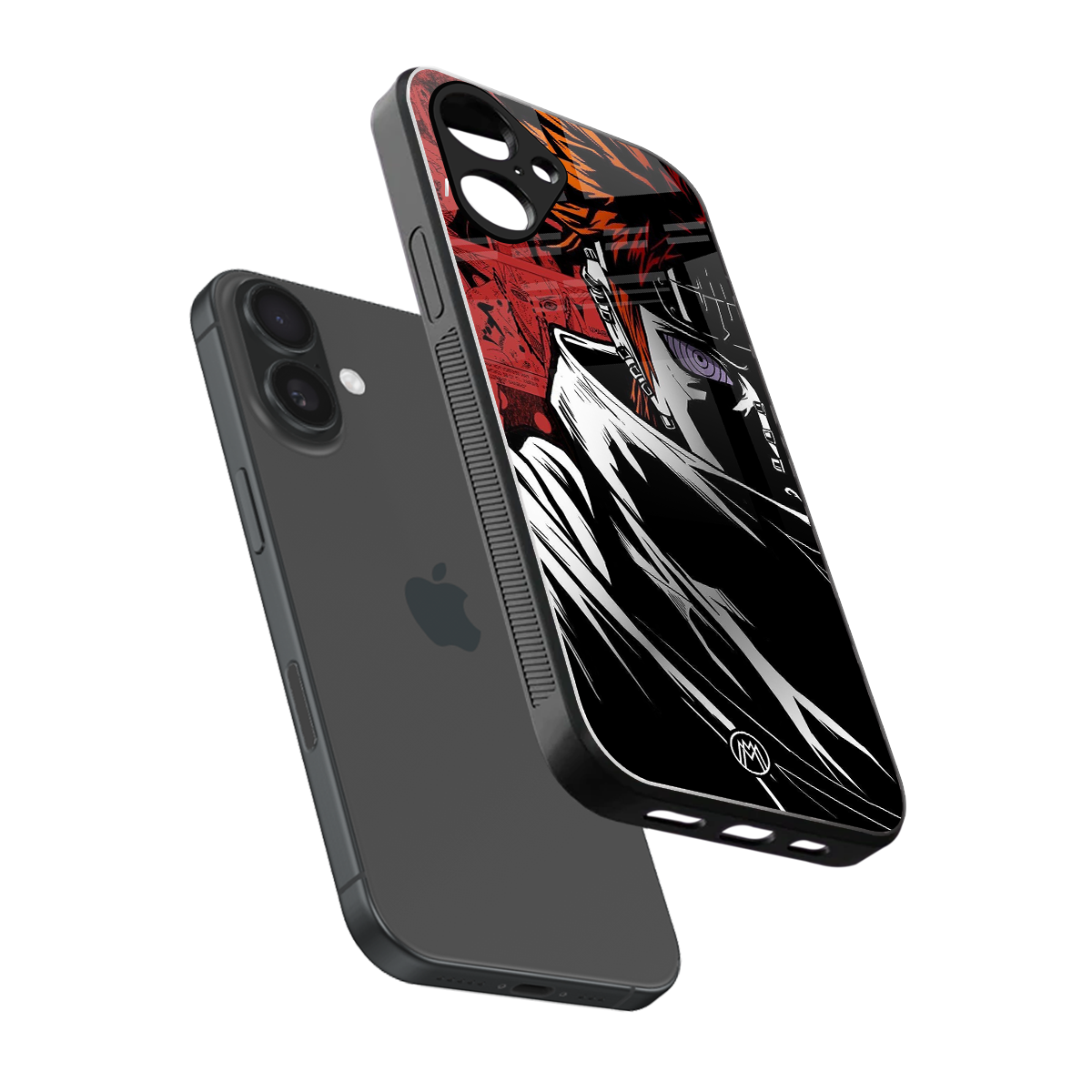 naruto vermilion back phone cover | glass case for iphone 16