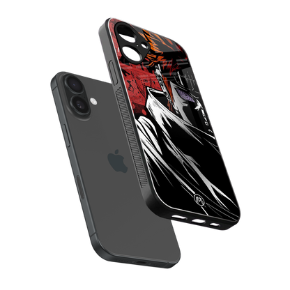 naruto vermilion back phone cover | glass case for iphone 16