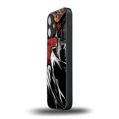 naruto vermilion back phone cover | glass case for iphone 16