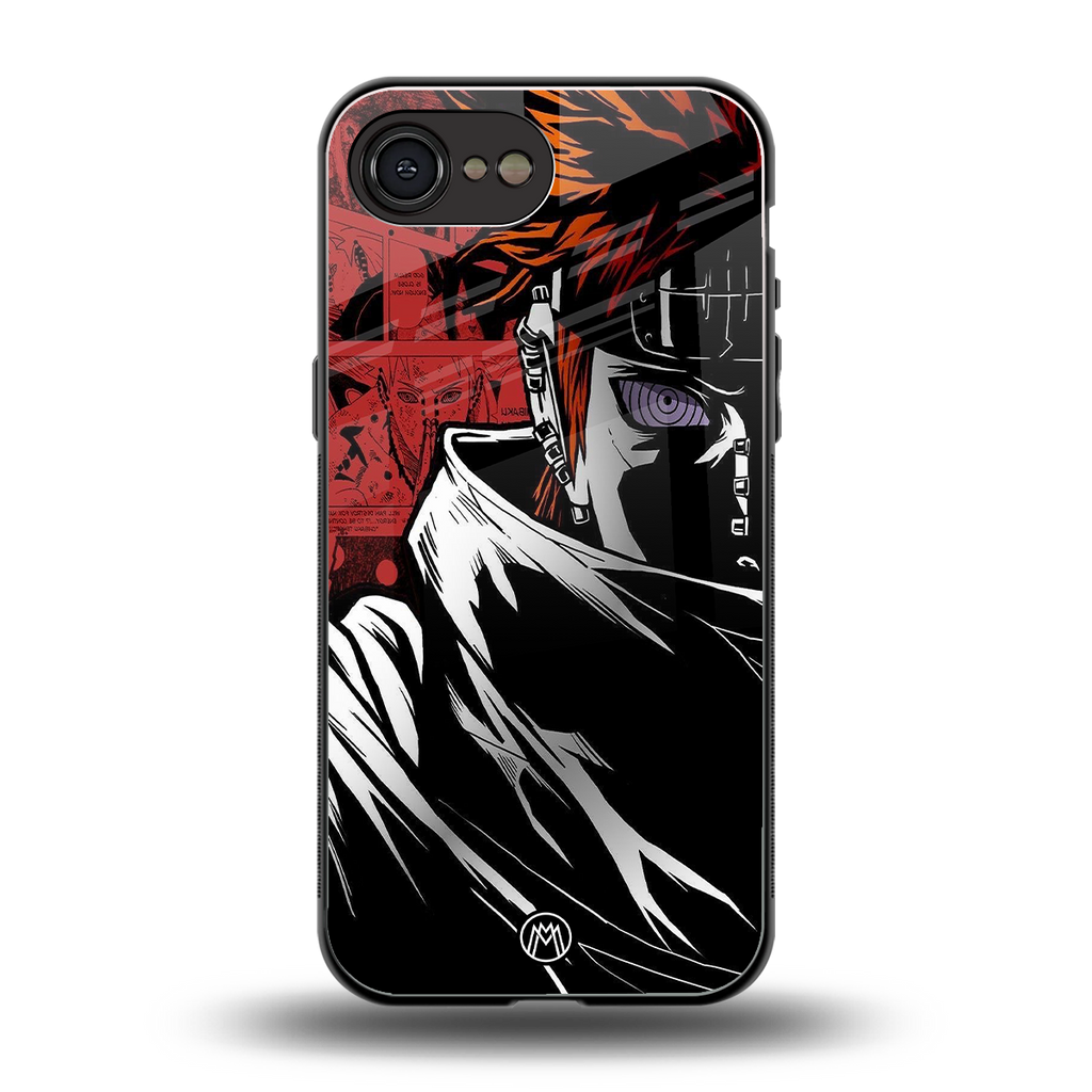 naruto vermilion back phone cover | glass case for iphone 16e