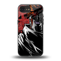 naruto vermilion back phone cover | glass case for iphone 16e
