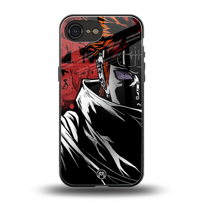 naruto vermilion back phone cover | glass case for iphone 16e
