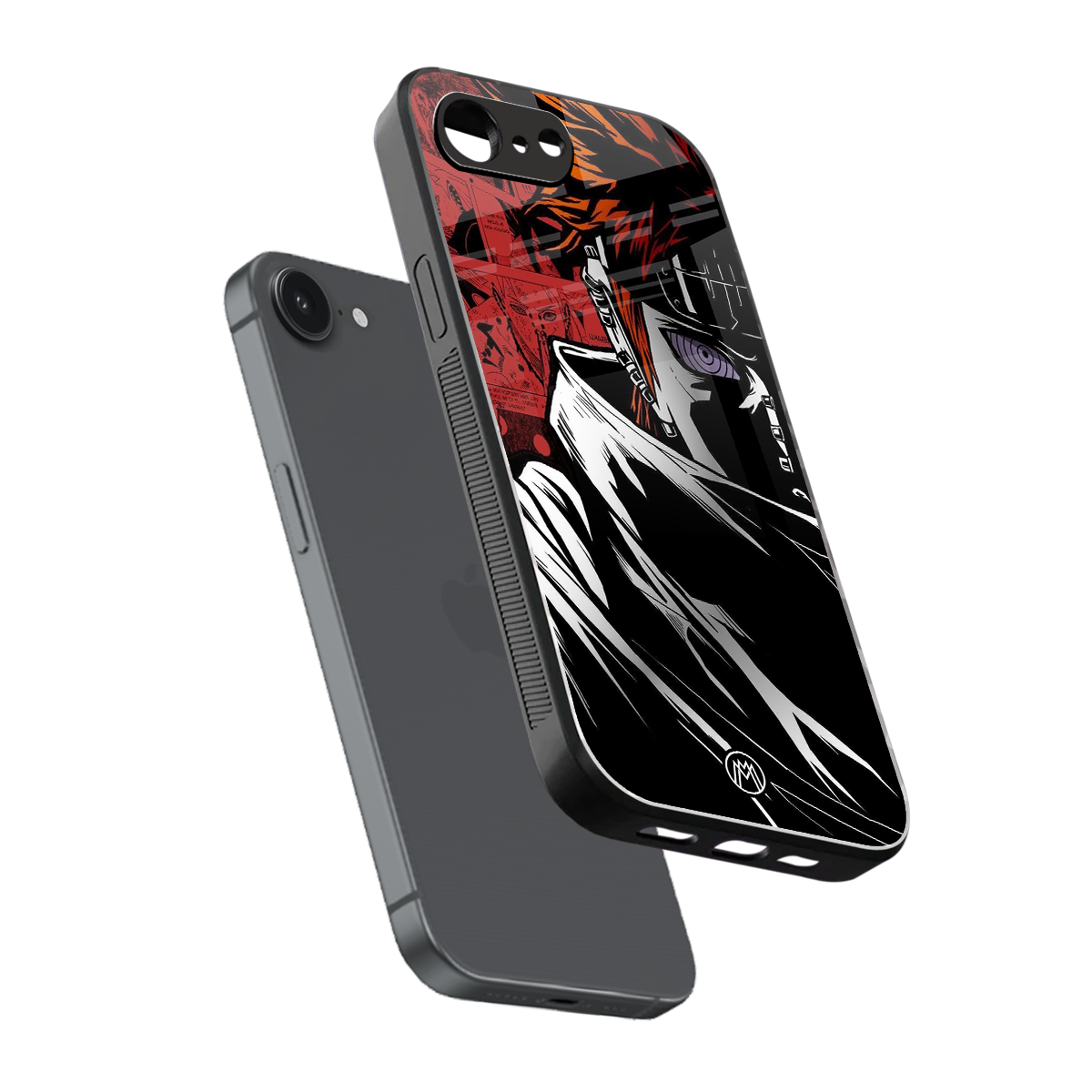 naruto vermilion back phone cover | glass case for iphone 16e