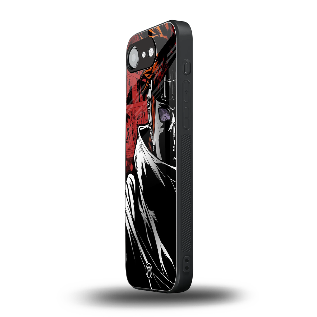 naruto vermilion back phone cover | glass case for iphone 16e