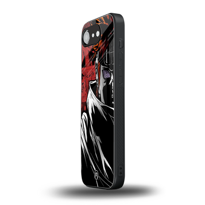 naruto vermilion back phone cover | glass case for iphone 16e