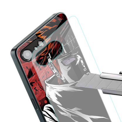 naruto vermilion back phone cover | glass case for iphone 16e