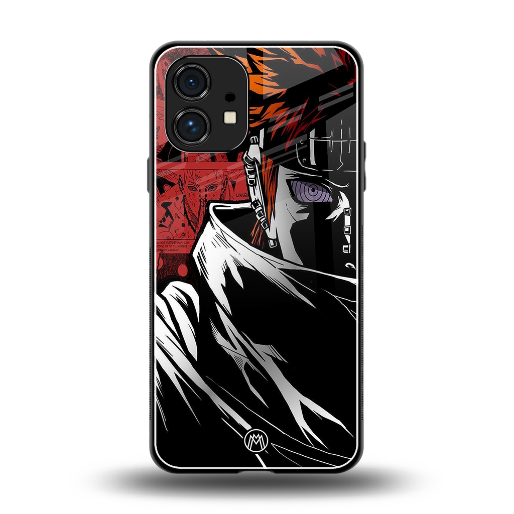 naruto vermilion back phone cover | glass case for nothing phone 1