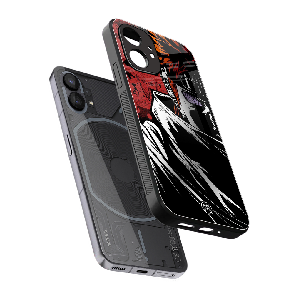 naruto vermilion back phone cover | glass case for nothing phone 1