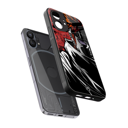 naruto vermilion back phone cover | glass case for nothing phone 1
