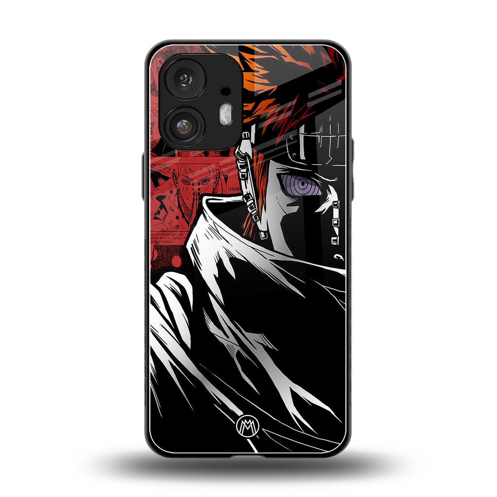 naruto vermilion back phone cover | glass case for nothing phone 2