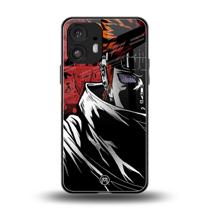naruto vermilion back phone cover | glass case for nothing phone 2