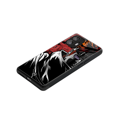 naruto vermilion back phone cover | glass case for nothing phone 2