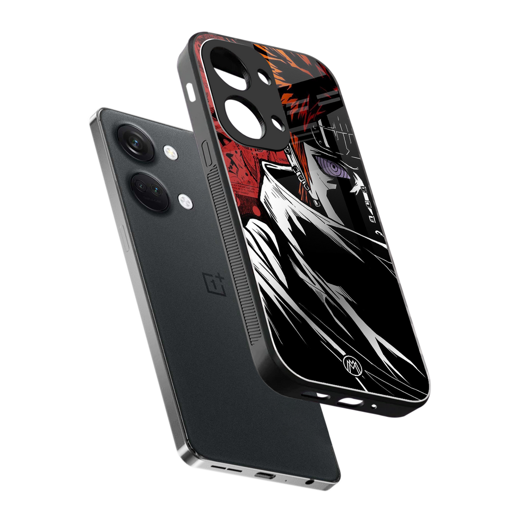 naruto vermilion back phone cover | glass case for oneplus nord 3