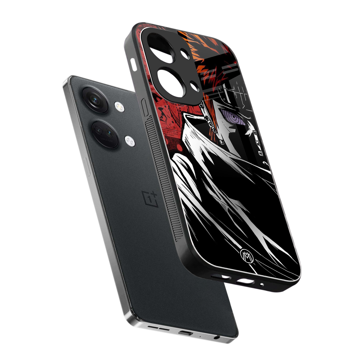 naruto vermilion back phone cover | glass case for oneplus nord 3
