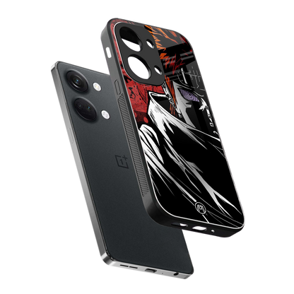 naruto vermilion back phone cover | glass case for oneplus nord 3