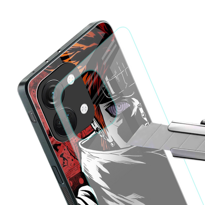 naruto vermilion back phone cover | glass case for oneplus nord 3