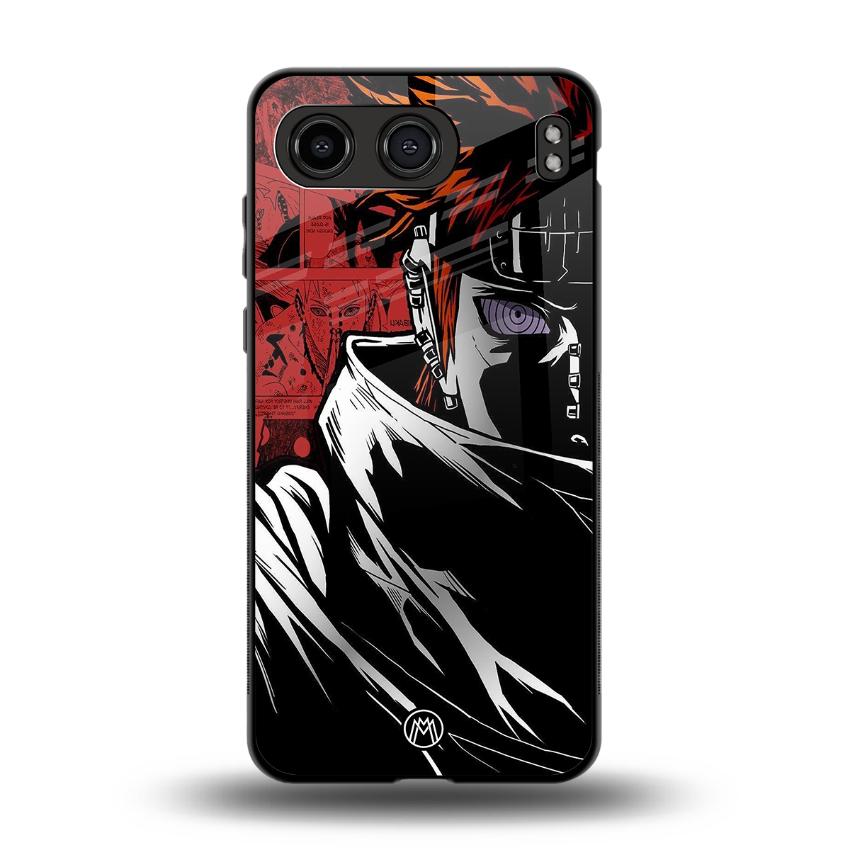 naruto vermilion back phone cover | glass case for oneplus nord 4