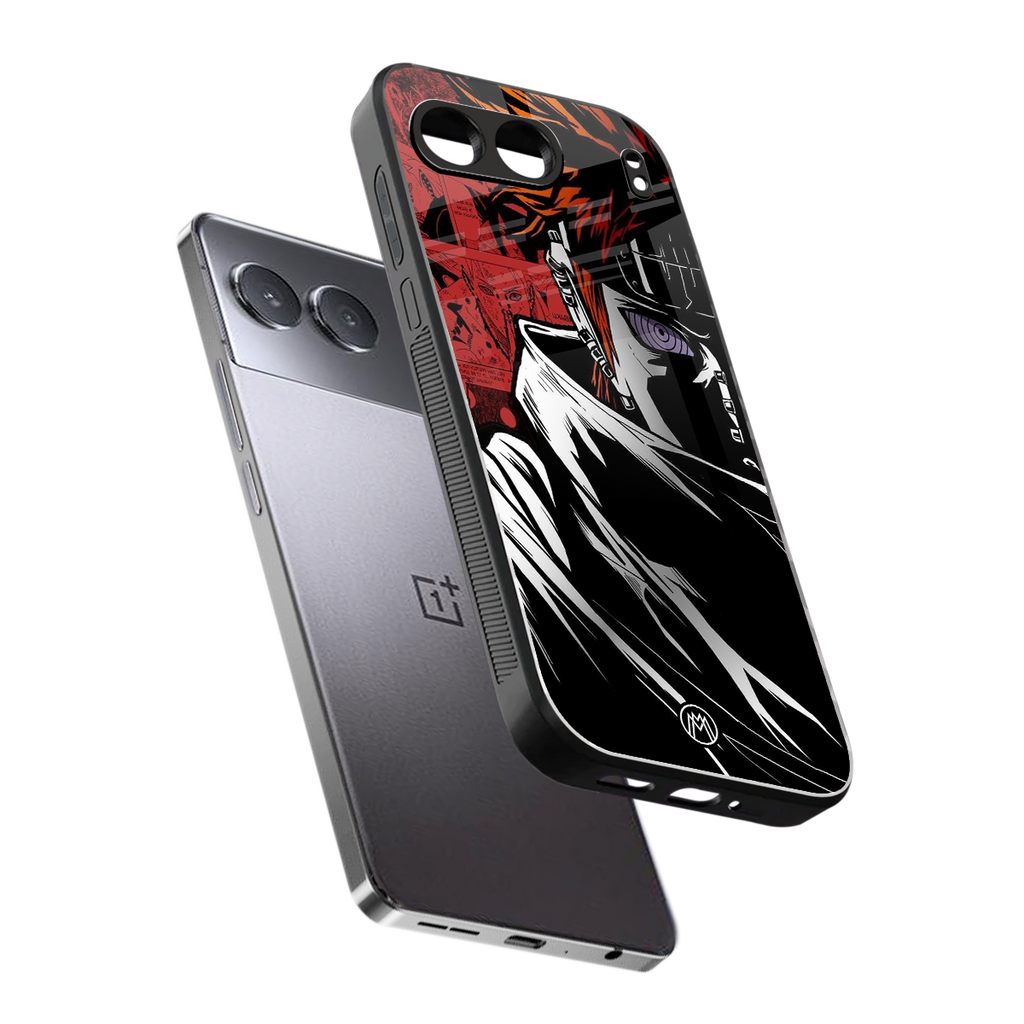 naruto vermilion back phone cover | glass case for oneplus nord 4