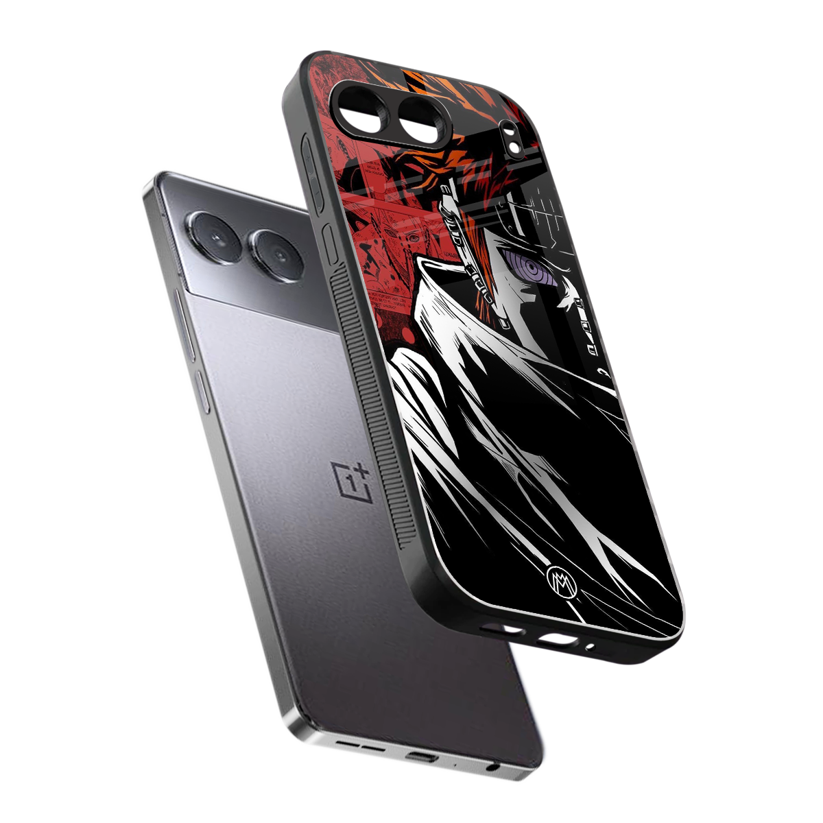 naruto vermilion back phone cover | glass case for oneplus nord 4