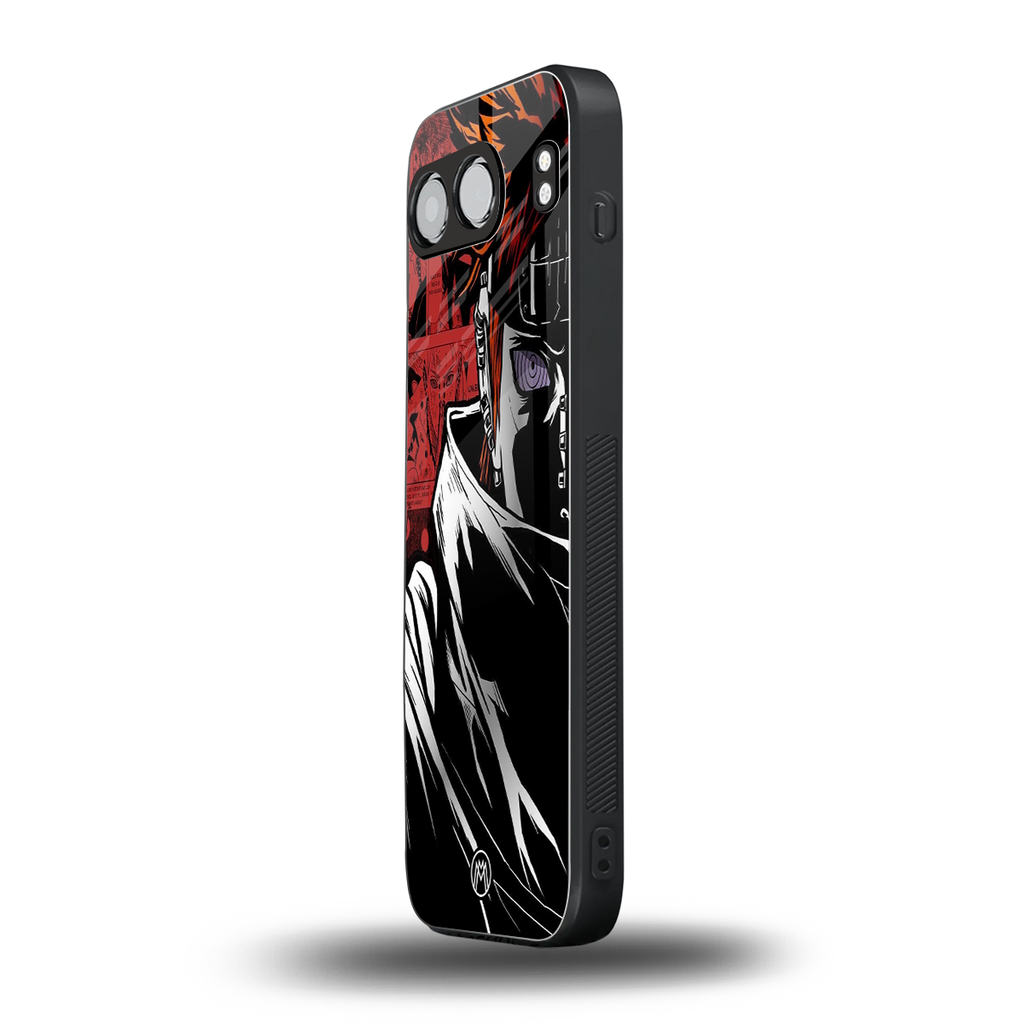 naruto vermilion back phone cover | glass case for oneplus nord 4