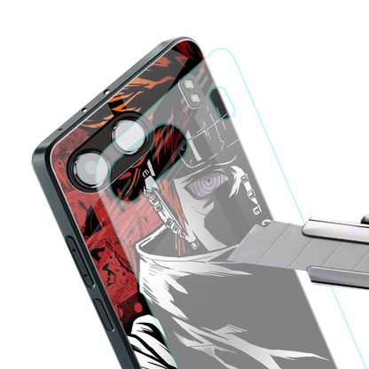 naruto vermilion back phone cover | glass case for oneplus nord 4