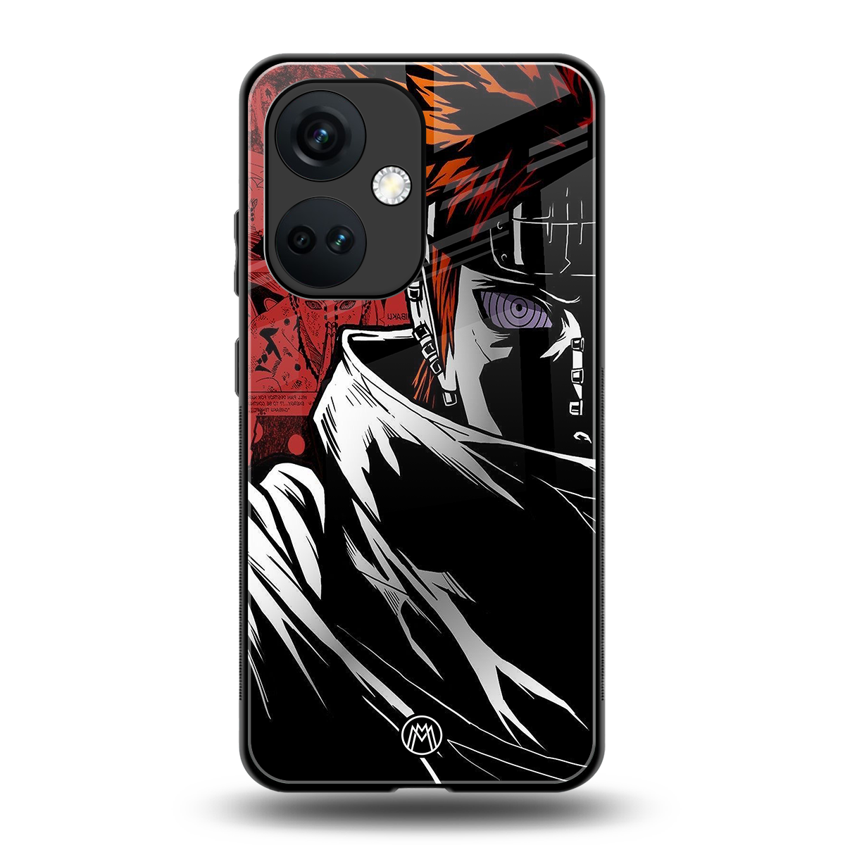 naruto vermilion back phone cover | glass case for oneplus nord ce 3