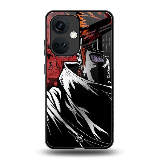naruto vermilion back phone cover | glass case for oneplus nord ce 3