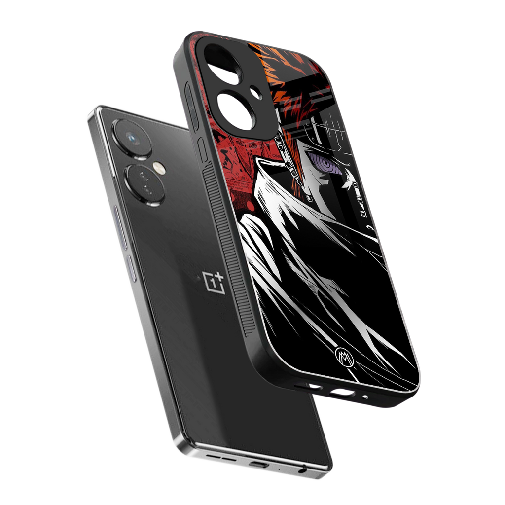 naruto vermilion back phone cover | glass case for oneplus nord ce 3