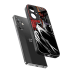 naruto vermilion back phone cover | glass case for oneplus nord ce 3