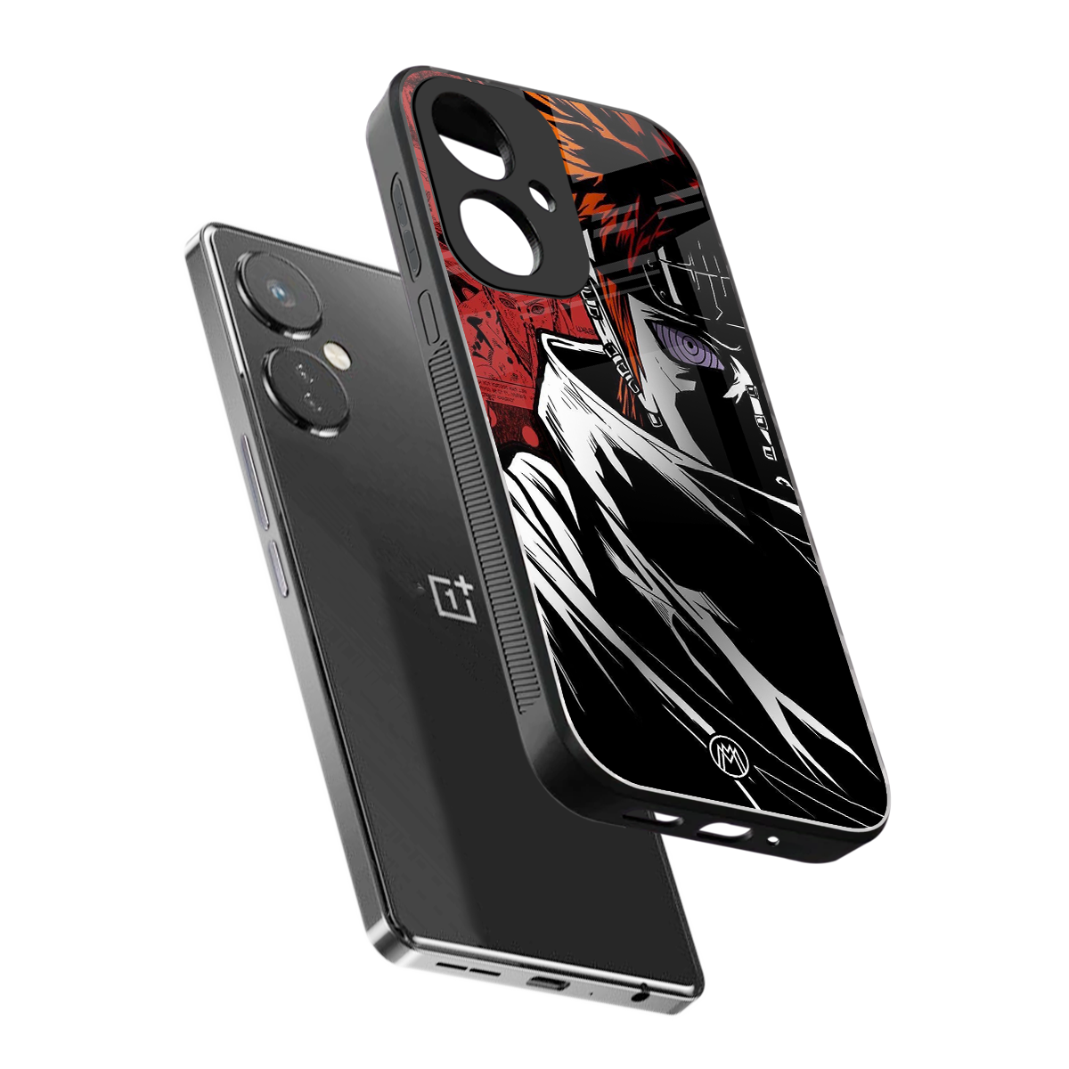 naruto vermilion back phone cover | glass case for oneplus nord ce 3