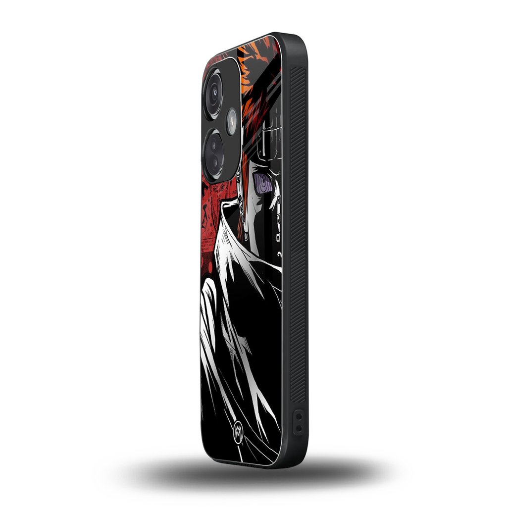 naruto vermilion back phone cover | glass case for oneplus nord ce 3