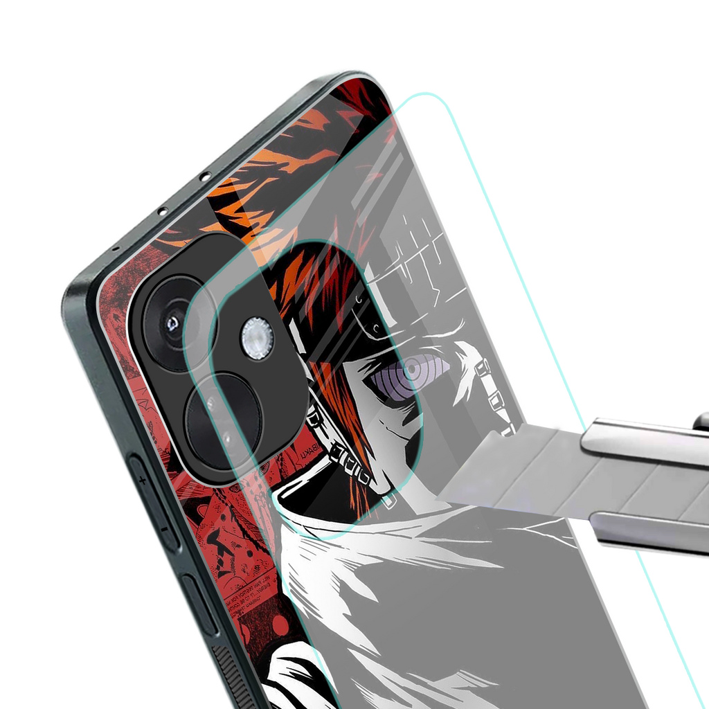 naruto vermilion back phone cover | glass case for oneplus nord ce 3