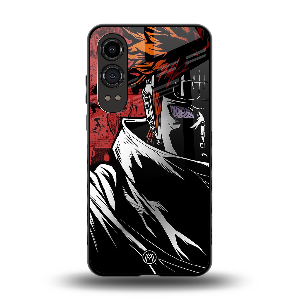naruto vermilion back phone cover | glass case for oneplus nord ce 4 lite