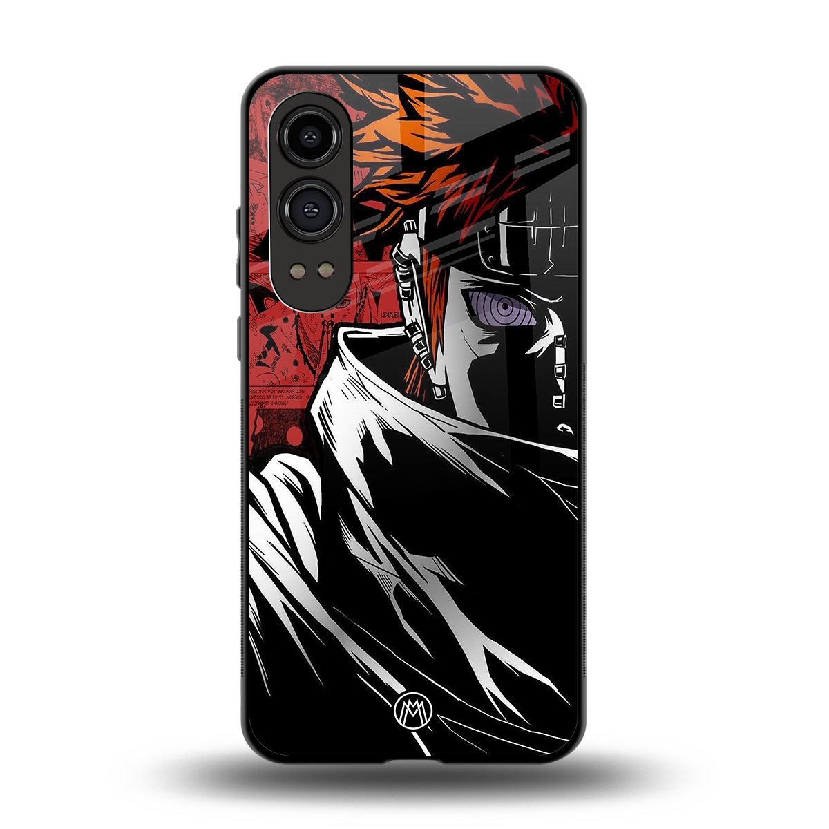naruto vermilion back phone cover | glass case for oneplus nord ce 4 lite