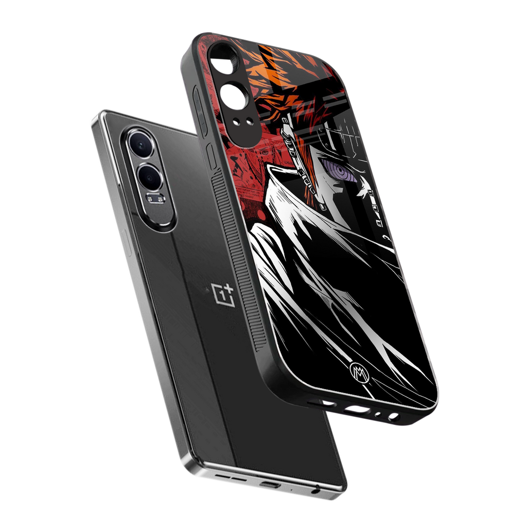 naruto vermilion back phone cover | glass case for oneplus nord ce 4 lite